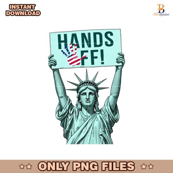 Statue Of Liberty Hands Off Protest PNG
