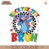 Stitch Rock The Test Bruh Checkered PNG