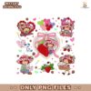 Strawberry And Friends Characters Berry Sweet Girl Png