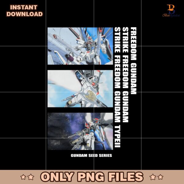 Strike Freedom Gundam Typeii Gundam Seed Series PNG