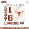 Texas Longhorns 2025 Ncaa March Madness Sweet 16 SVG