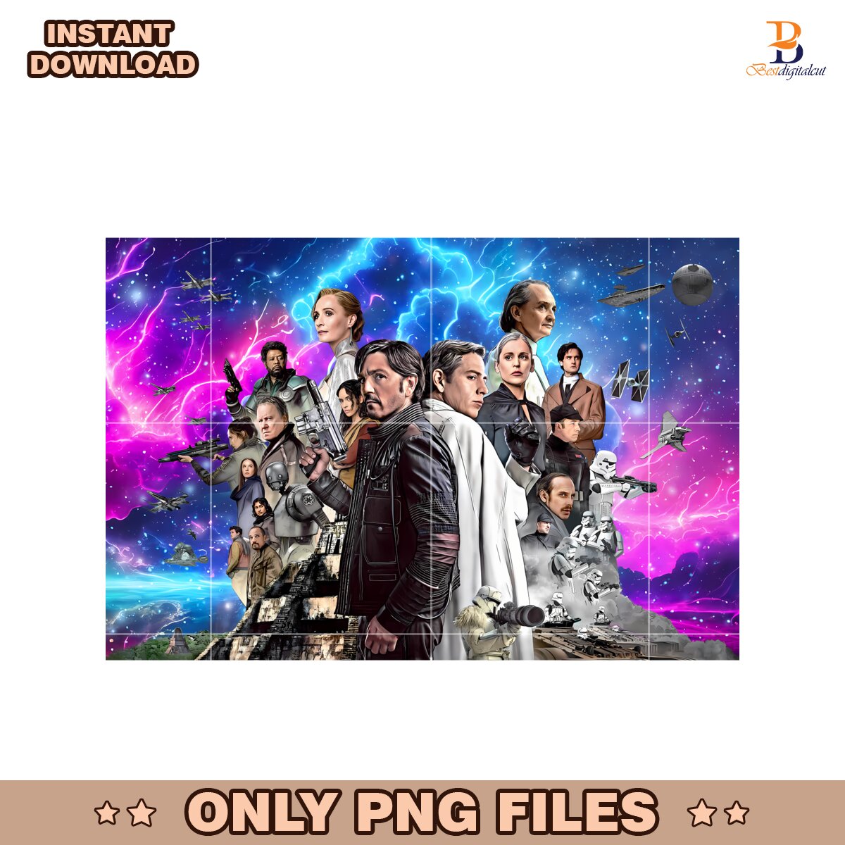 The Best Star Wars Show Is a Gripping Art Poster Png