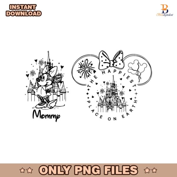 The Happiest Place One Earth Minnie Disneyland Png