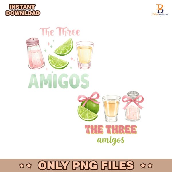 The Three Amigos PNG Bundle