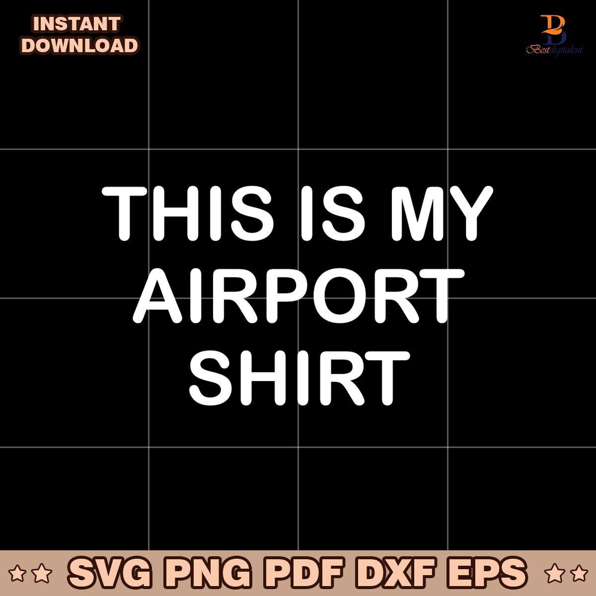 This Is My Airport Shirt Svg Instant Download