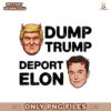 Trump Elon Devil Horns Satire Protest PNG