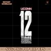 Uconn 12 Time Ncaa Women National Champions SVG