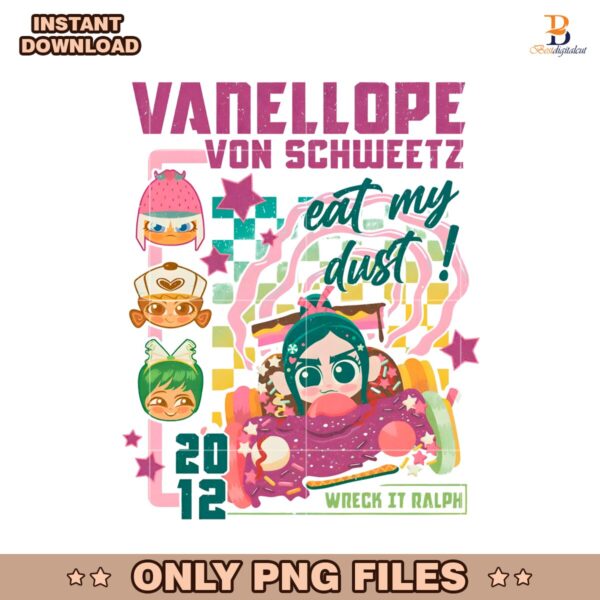 Vanellope Von Schweetz Eat My Dust Wreckit Ralph PNG