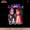 Vintage Camila Cabello American Singer Png Design