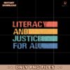 Vintage Literacy And Justice For All Book Club Svg