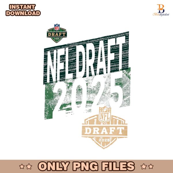 Vintage NFL Draft 2025 Youth Faded PNG