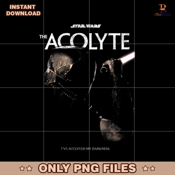 Vintage Star Wars The Acolyte I Have Accepted Darkness PNG