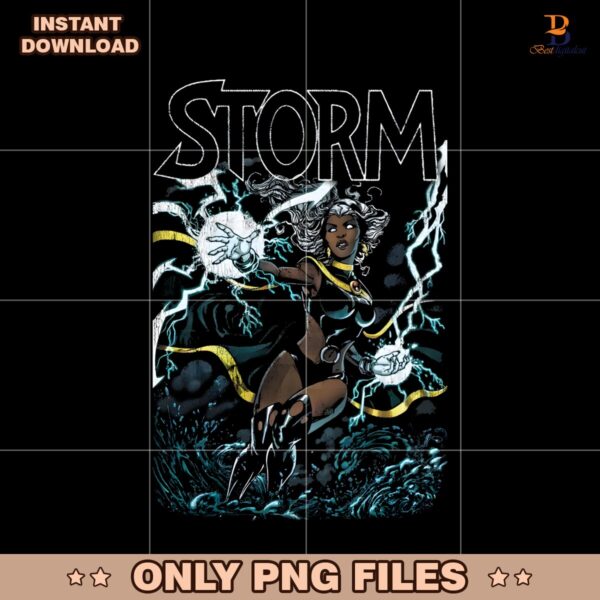Vintage X Men Storm Marvel Comic PNG