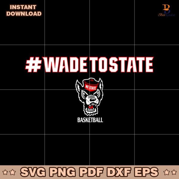 Wadetostate Nc State Wolfpack Basketball SVG