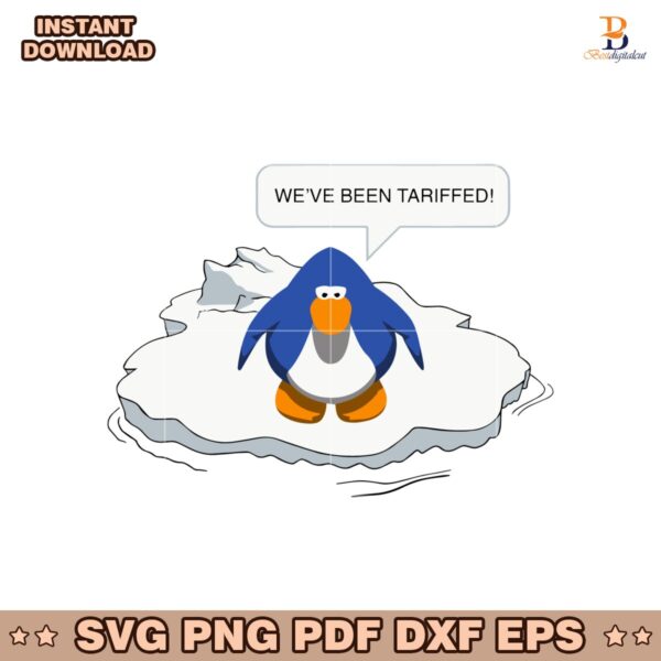 Weve Been Tariffed Resist Penguin Anti Trump SVG
