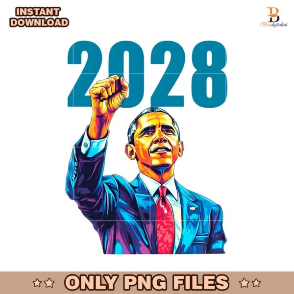 2028 Barack Obama For President Election PNG