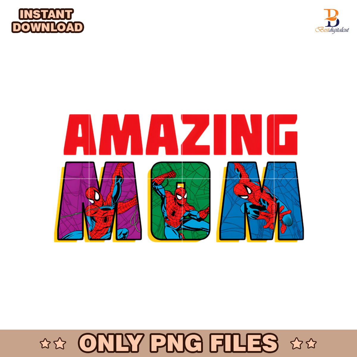 Amazing Mom Spider Man Marvel Mothers Day PNG
