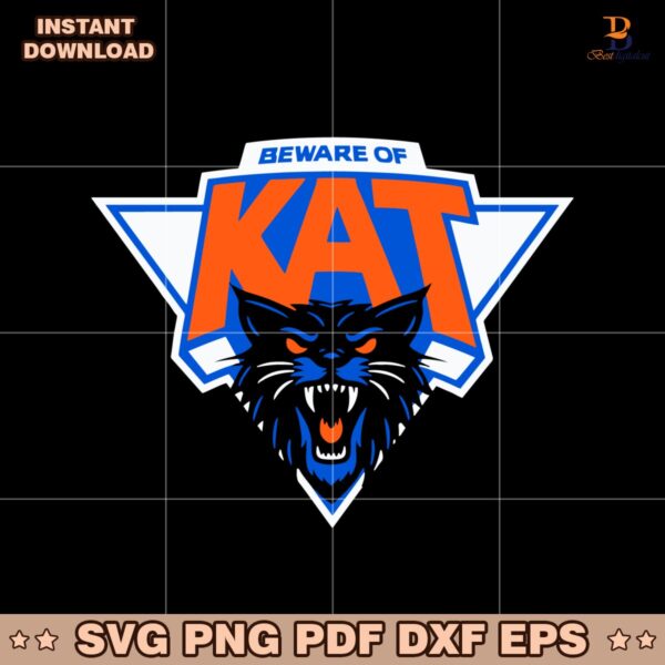 Beware Of Kat New York Knicks Nba Playoffs 2025 SVG