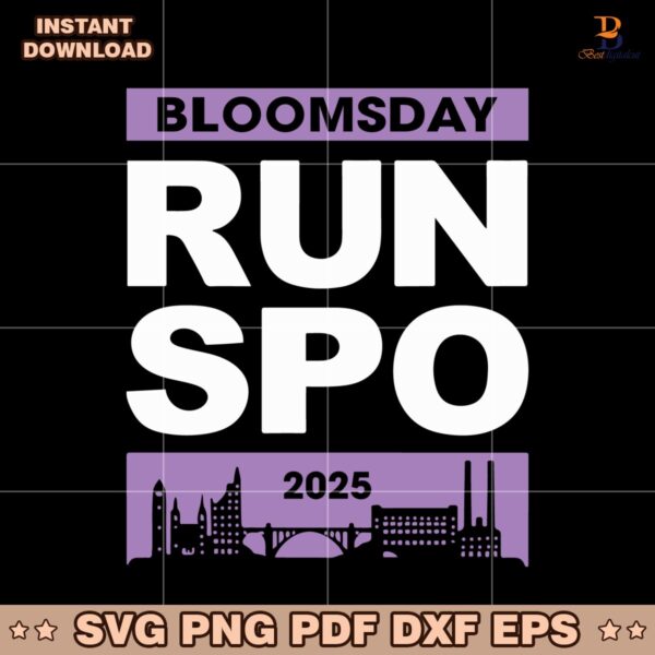 Bloomsday Gear Run Spo 2025 SVG