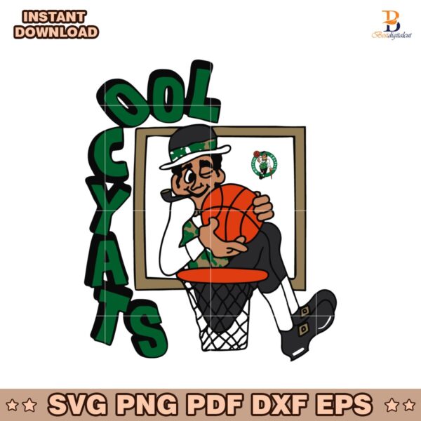 Boston Celtics Nba X Staycool Mascot SVG