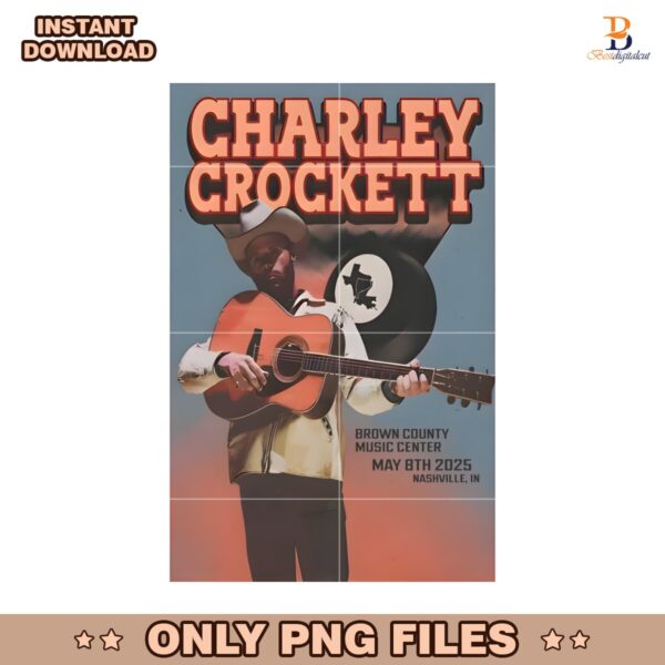 Charley Crockett Tour 2025 Brown County Music PNG