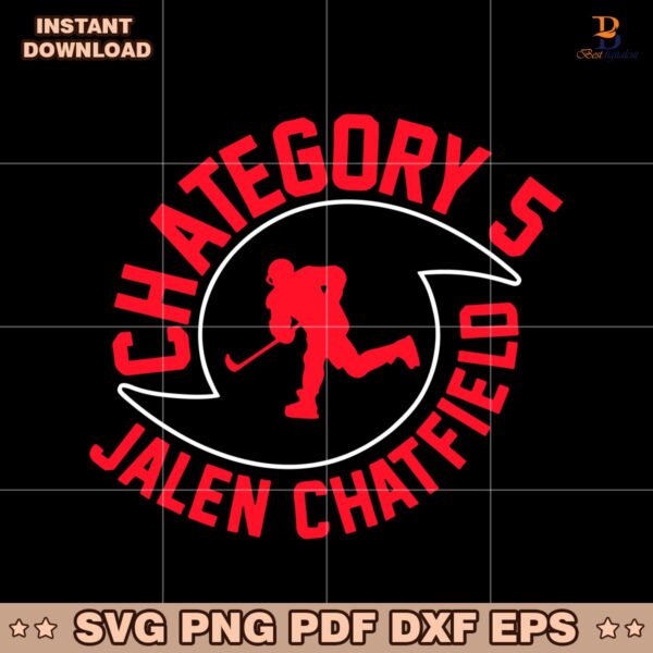 Chategory 5 Jalen Chatfield Vancouver Canucks Svg