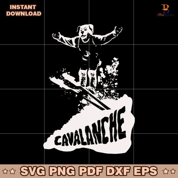 Cleveland Cavaliers Cavalanche Moondog SVG