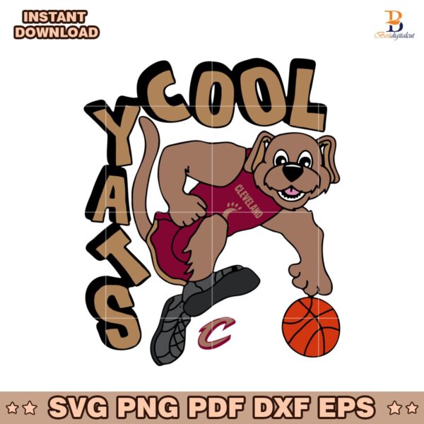 Cleveland Cavaliers Nba X Staycool Mascot SVG