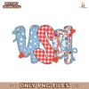 Coquette Floral Usa Glitter Preppy America 1776 PNG