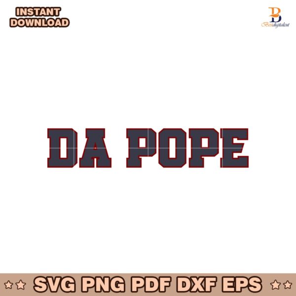 Da Pope Robert Prevost Pope Leo Xiv SVG