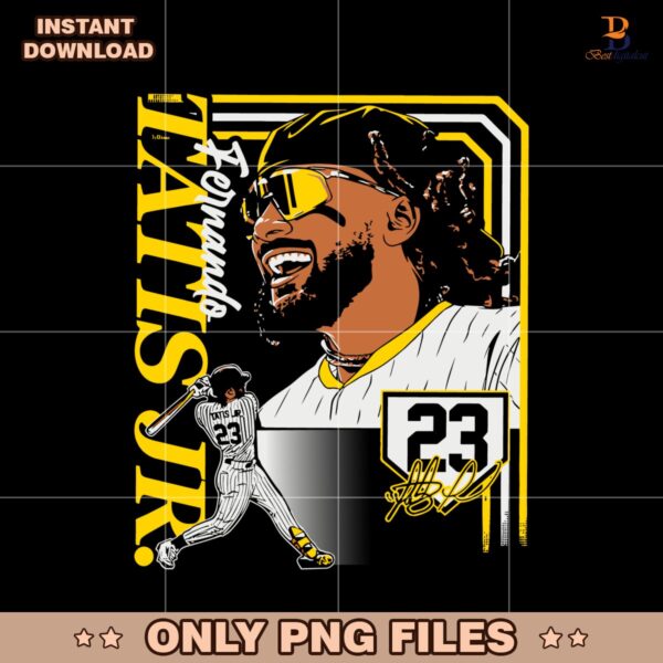 Fernando Tatis Jr Collage Frame San Diego Padres PNG