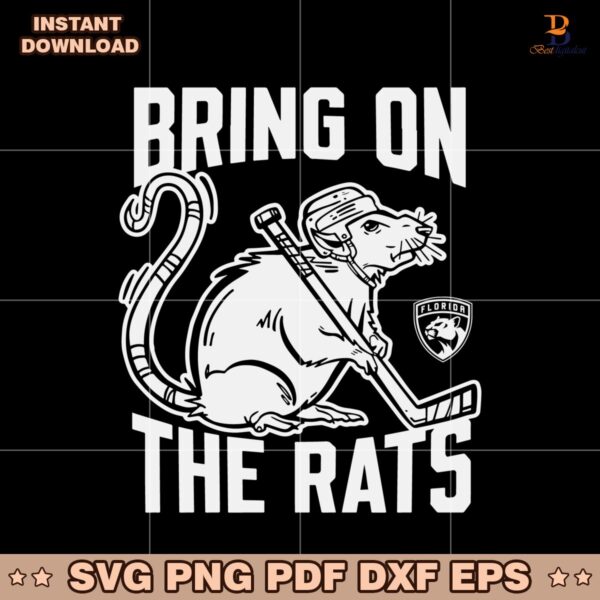 Florida Panthers Bring On The Rats NHL Playoffs 2025 SVG