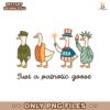 Funny Just A Patriotic Goose 4Th Of July SVG