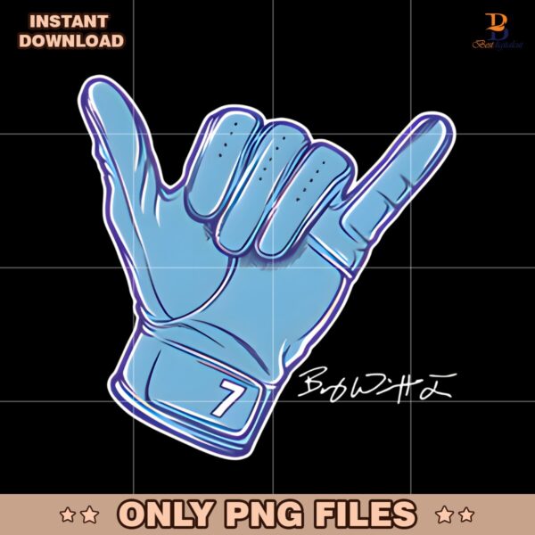 Hang Loose Bobby Witt Jr Kansas City Royals PNG