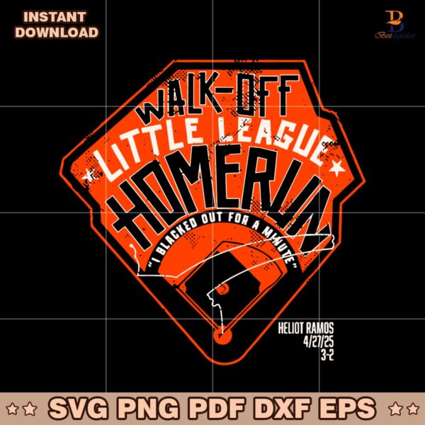 Heliot Ramos Walk Off Inside The Park Home Run SVG