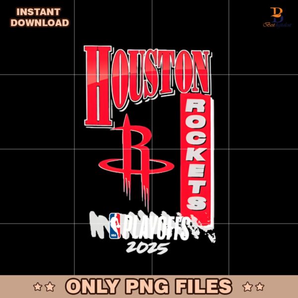 Houston Rockets Nba 2025 Playoffs Hype PNG