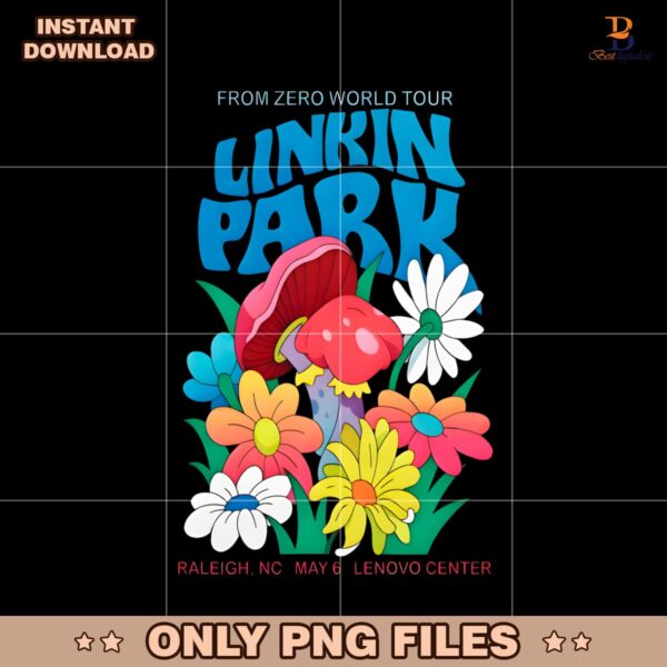 Linkin Park Raleigh 2025 Lenovo Center Nc PNG