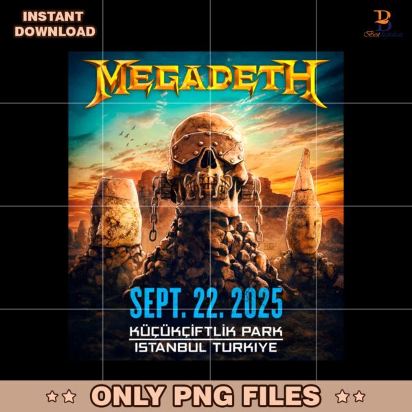 Megadeth To Perform In Istanbul 2025 PNG