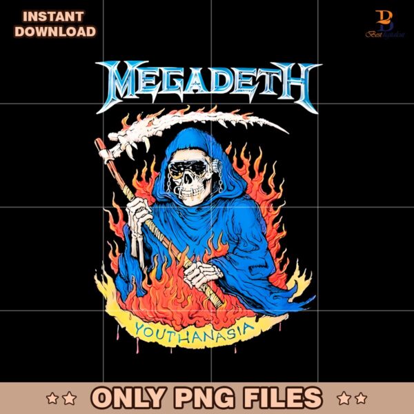 Megadeth Youthanasia Grim Reaper PNG