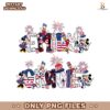 Mouse And Friends 4Th Of July Red White And Blue Family PNG