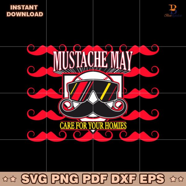 Mustache May 2025 Brendan Donovan St Louis Care SVG