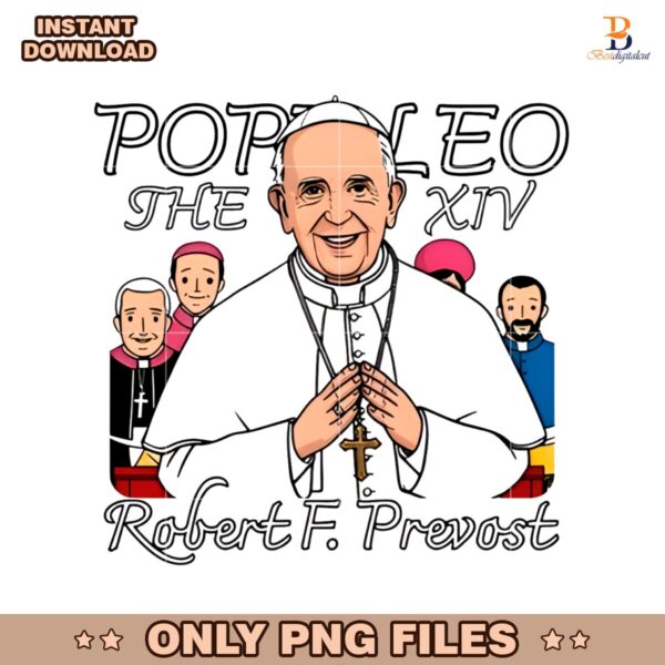 New Pope Leo Xiv Robert Francis Prevost PNG