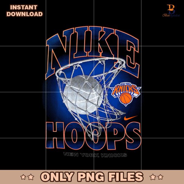 New York Knicks Courtside Nike Hoops PNG