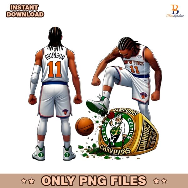 New York Knicks Trample Boston Celtics Nba Playoffs 2025 PNG