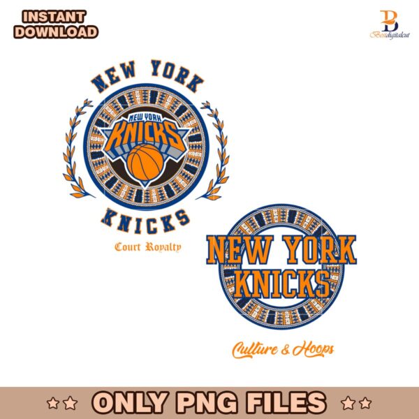 New York Knicks Two Hype Worldwide Collection Premium PNG