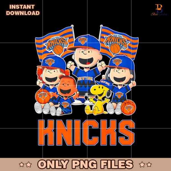New York Knicks X Charlie Brown And Friends PNG