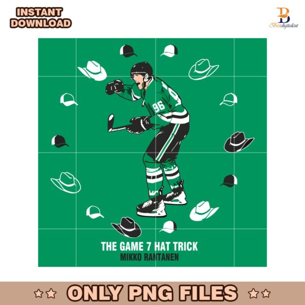 Nice The Game Seven Hat Trick Mikko Rantanen PNG