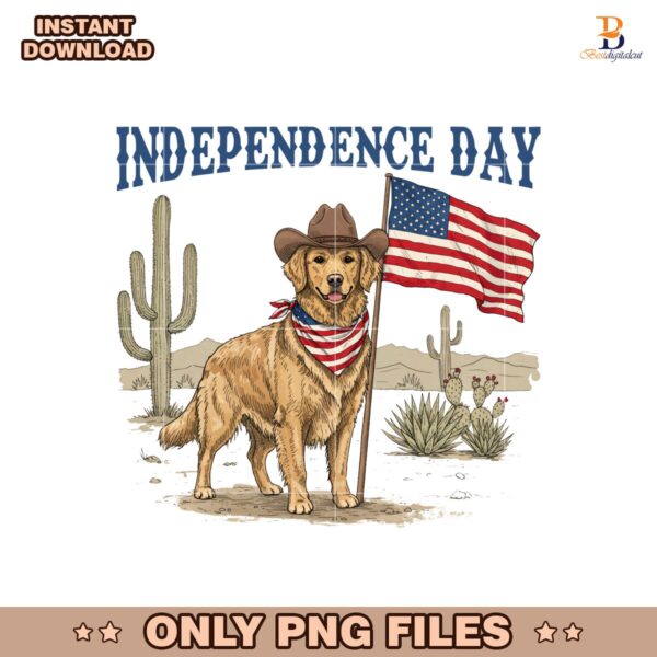 Patriotic Cowboy Dog Independence Day 4Th Of July PNG