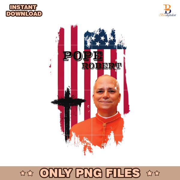 Pope Robert Francis Prevost Flag Usa PNG