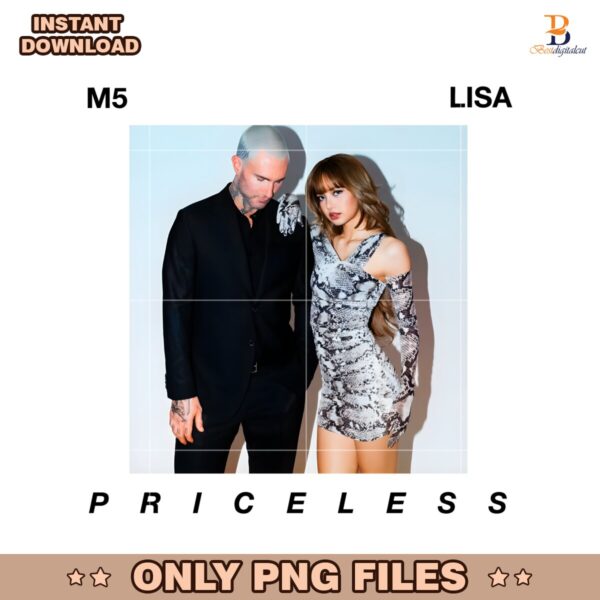 Priceless Lisa X Maroon 5 PNG Sublimation